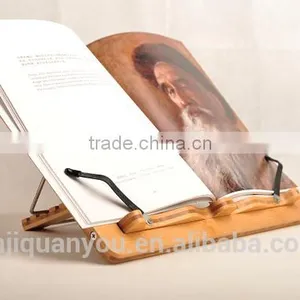 Bamboo Reading Book Stand Portable Type thumbnail-1