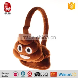 Emoji Plush Ear Muff/safety Ear Muff Emoji Shape/personalized Ear Muffs thumbnail-2