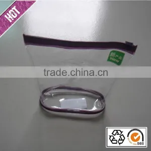 High Quality PVC Clear Cosmetic Bag New Design Waterproof Make Up Bags Clear Plastic Cosmetic Bags thumbnail-1