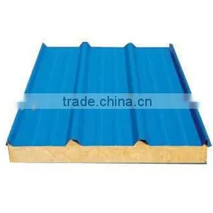 Color Plate Housing With Rockwool Interlayer Flame-retardant Materials thumbnail-3