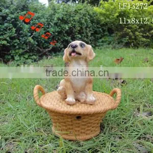 Resin Pug Dog Statue for Decor thumbnail-4