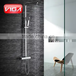 Thermostatic Faucets Feature Shower Head Chrome Surface Finishing thumbnail-1
