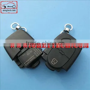 OkeyTech vw 2 Buttons Remote Key Cover(Round) for vw Flip Key for vw Remote Key Case for Key Cover vw thumbnail-1