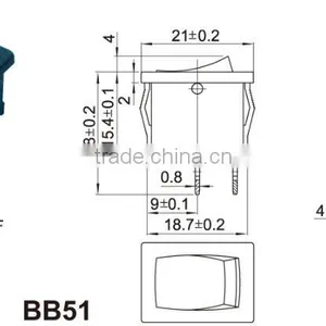 Waterproof Rocker Switch,air Blower Rocker Switch,electric Water Heater Rocker Switch thumbnail-5