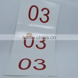 White Number Sticker thumbnail-3