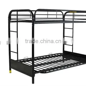 2013 New Design Black Metal Bunk Bed With Guard Bar thumbnail-1