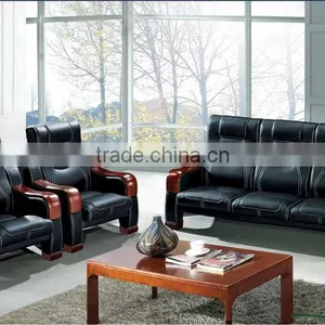 Hot Sale Leather Sofa Set Office Visitor Sofas thumbnail-1