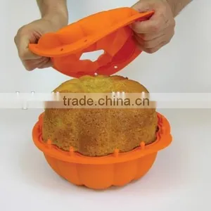 Unique 3D Silicone Pumpkin Shaped Cake Mold thumbnail-1