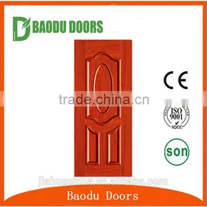 Modern New Designs Mahogany Laminate Door Skin Melamine Hdf Door Skin thumbnail-5