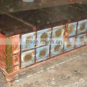 WOODEN COOFEE TABLES AND BLANKET TABLE. thumbnail-1