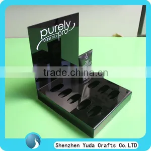 Custom Made POP Acrylic Display Cosmetic Product Display Stands , Black Display for Cosmetic thumbnail-1