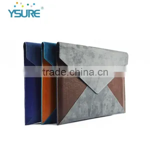 Soft Hand Feeling PU Leather Fabric Universal Envelope Bag Case for IPad Air 2 thumbnail-1