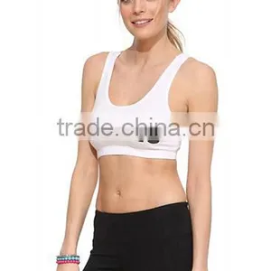 Printed Vest Yoga Top Custom Slim Fit Crop Top for Ladies thumbnail-2