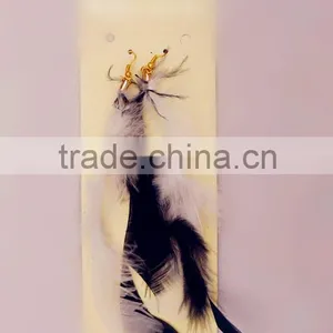 The Fancy Elegent Feather Eardrop thumbnail-2