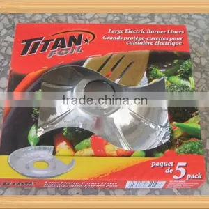 Takeaway Square Aluminum Foil Gas Mat For Keeping Stove Clear thumbnail-3