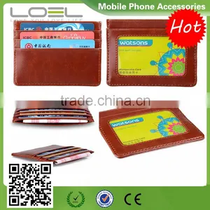 Popular Simple Credit Card Use and Leather PU Blocking Wallets/case/holder for Man Quality Assured thumbnail-1