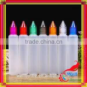 Wholesale pe Unicorn Dropper Bottles15ml 30ml 60ml 120ml PE for e Liquid Unicorn Bottle thumbnail-4