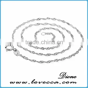 New Coming Fashion Women 925 Sterling Silver Chain for Necklace thumbnail-1