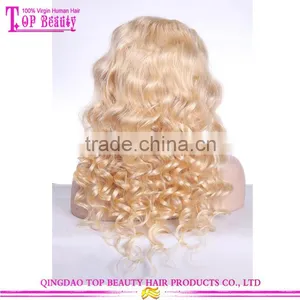 Best Selling 613 Blonde Human Hair Wig Loose Wave Style 26 Inches Side Part Human Hair Lace Front Wigs thumbnail-4