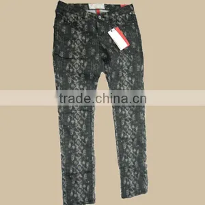 2014 Spring Adult Men Pants China Garment Casual Floral Pattern Trousers High Quality Man Pants thumbnail-1