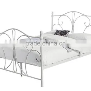 Soft Velvet Dove Bedstead thumbnail-3