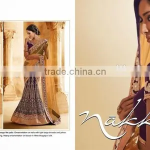 On Net Lehenga Saree Multi Color Georgette thumbnail-3