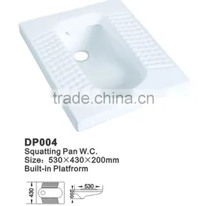 New Arrival Ceramic Squat Pans,squat WC,asia Toilet Squat DP004 thumbnail-3