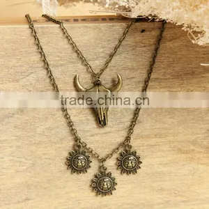 MYLOVE Vintage Sweaterchain Bull Coatchain Fashion Jewelry MLSC-20 thumbnail-1
