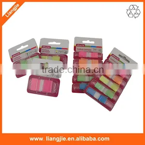 Transparent Fluorescent Pop up PET Printing Full Colors Index Sticky Note thumbnail-1