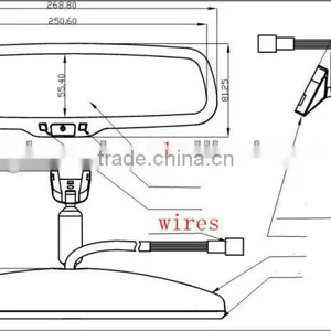 OEM Car Rear View Mirror/safety When Night Driving/for Parking/many Functions/suit Most Cars thumbnail-2
