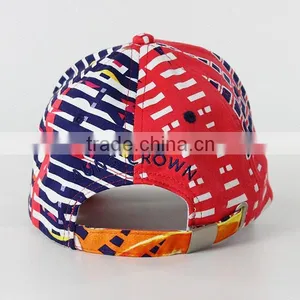 Custom Red Flat Brim 3D Embroidered Logo Baseball Cap thumbnail-3
