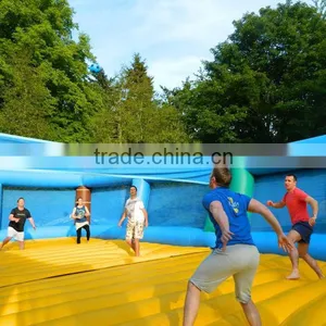 2 in 1 Inflatable Sport Field for Football Picth and Volleyball Field Inflatable Sports Playground thumbnail-3