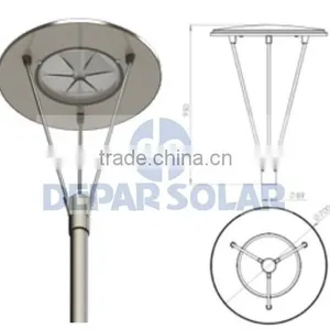 80W Led Park Garden Shopping Mall Plaza Light Luminaire Pole 6mt 220VAC thumbnail-1