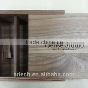 Gift Wooden Sets USB Sticks New Custom Wooden Silk Print Logo Usb 2.0 Memory thumbnail-5