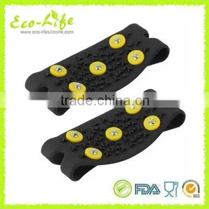 Non-Slip Silicone Snow Crampons, Shoes Ice Cleat For Hiking Climbing thumbnail-3