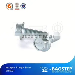 BAOSTEP Specialized Custom Made Advantage Price 12.9 Hex Flange Head Bolt thumbnail-1