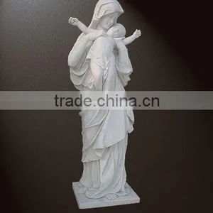Carved White Marble Stone Western Woman Statues thumbnail-1