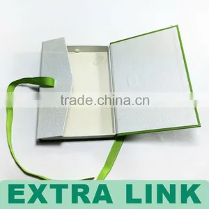 High Quality Fresh Color Series Big Custom Service Ribbon Closure Jewelry Package Box thumbnail-4