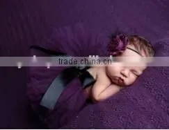 Baby Tutu Dress Matched Boutique Headband Baby Photography Props Designed for Newborn Baby thumbnail-1