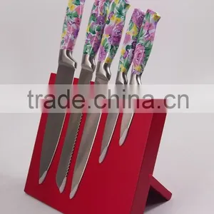 Kitchen Knife Set With Magnetic Knife Rack thumbnail-4