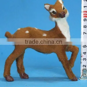 Simulation Type Holiday Furry Deer Toy Animated thumbnail-4