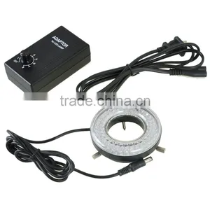 64LED Microscope Camera Ring Light LED Illuminator for Stereo Zoom Microscope thumbnail-1
