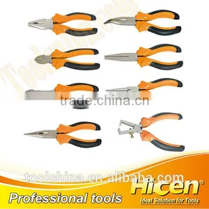 Professional Bi-color PP / TPR Handle German Type Pliers thumbnail-1
