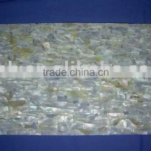 Crush Type Whitelip Shell Paper With Yellow Dapple /STICKY BACK thumbnail-1