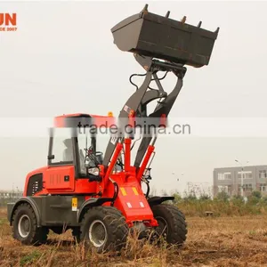 Made in China Qingzhou Everun 1.6Ton Mini Radlader China With Snow Blade thumbnail-3