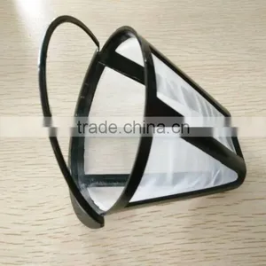 Universal Mesh Reusable Coffee Filter Basket Style thumbnail-1