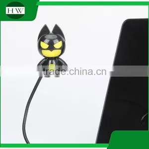 Plastic Decorative Batman Eye Protection Usb Rechargeable Led Study Reading Desk Table Night Light Lamp thumbnail-5