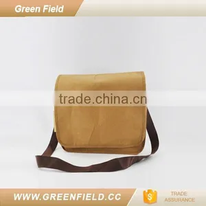 Eco Friendly Products Washable Paper Brown Mens Messenger Bag thumbnail-1