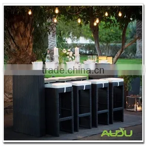 Garden Bistro Set,9 Pcs Wine Garden Bar Bistro Set thumbnail-2