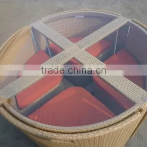 Morden Leisure Design Rattan Dining Table Set CF672 thumbnail-2